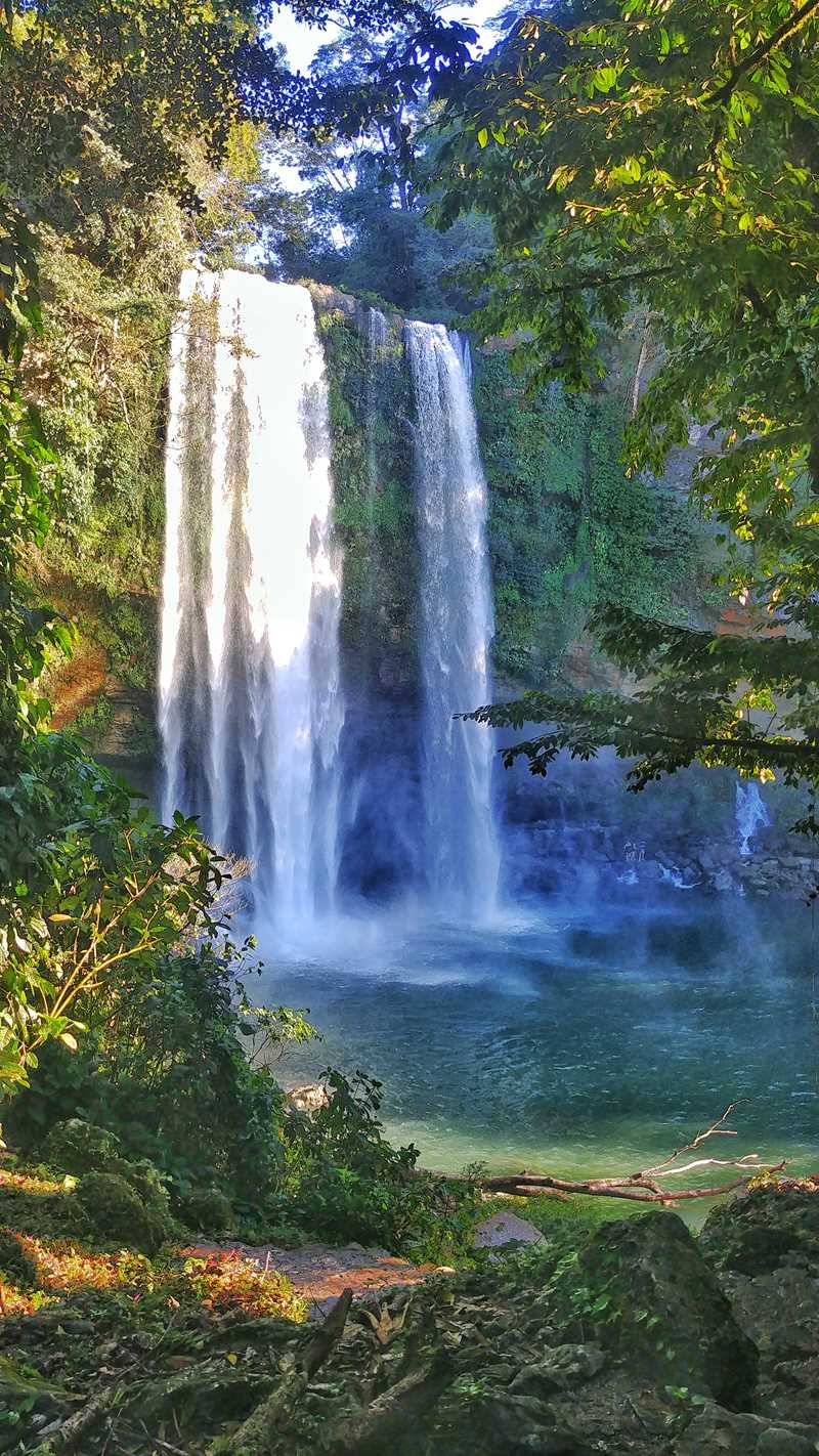 Der Wasserfall Misol-Ha nahe Palenque im Mexiko-Bundesstaat Chiapas