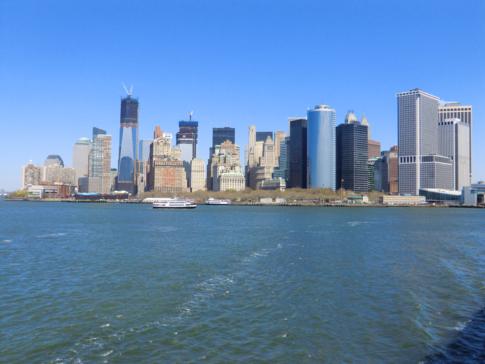 Die Skyline von Manhattan - eine tolle Aussicht von der Staten Island Ferry