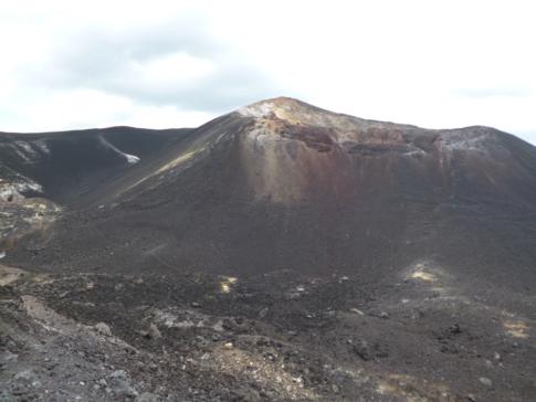 Tolle Ausblicke vom Cerro Negro, einem Vulkan nähe Leon