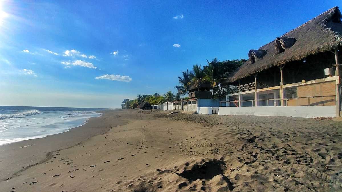 Der Strand von Las Penitas, einer von Nicaraguas Stränden