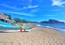 Der wunderschöne Playa El Gigante, einer der schönsten Strände in Nicaragua