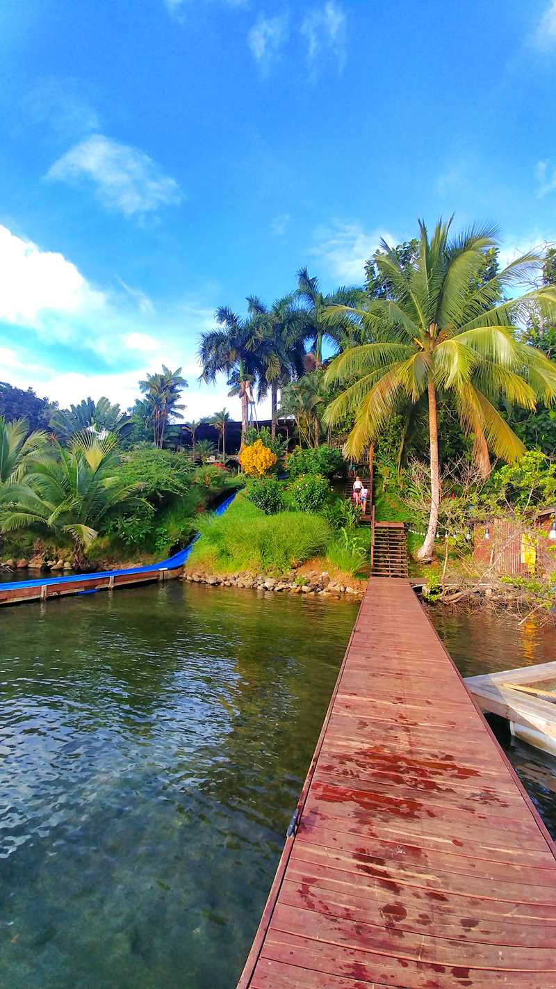 Die einzigartige Bambuda Lodge auf der Isla Solarte im Bocas del Toro Archipel in Panama