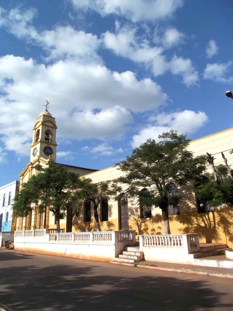 Die Stadt Concepcion in Zentral-Paraguay