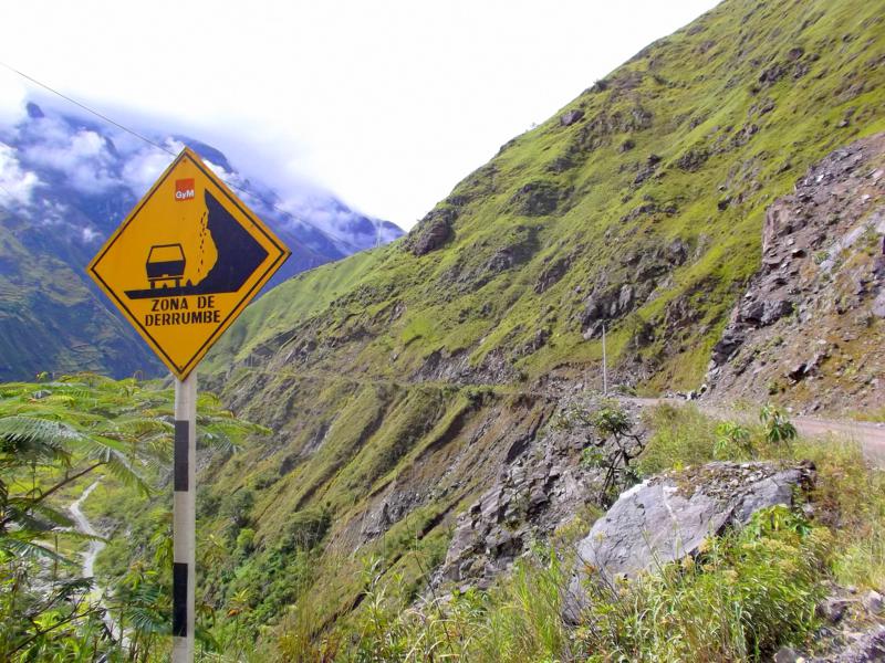 Der Weg von Santa Theresa nach Hidroelectrica auf dem Weg nach Machu Picchu