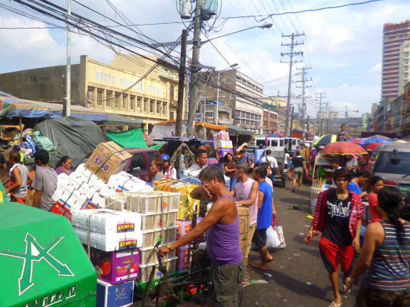 Divisoria, der größte Markt in Manila - hier ist Action vorprogrammiert
