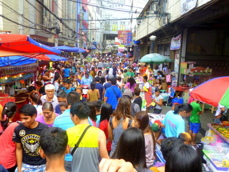 Divisoria, der größte Markt in Manila - hier ist Action vorprogrammiert