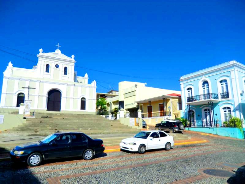 Die historischen Altstadt van San German im Südwesten von Puerto Rico