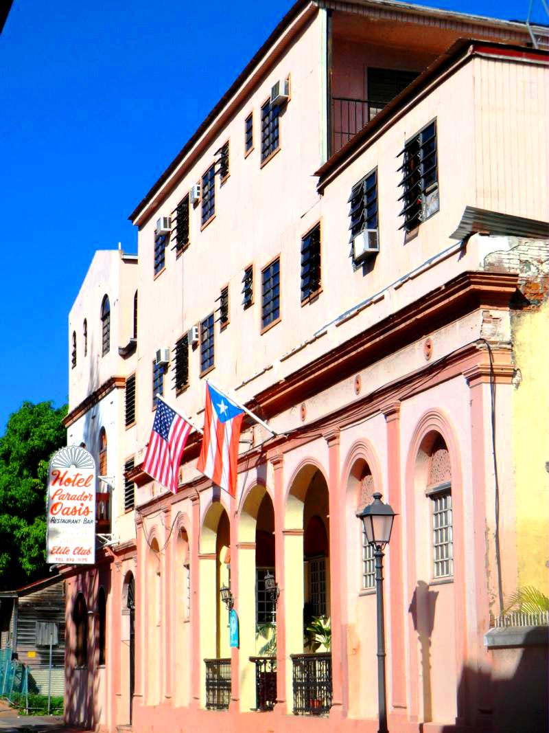 Die historischen Altstadt van San German im Südwesten von Puerto Rico