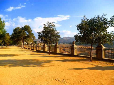 Kleiner Park mit spektakulärer Aussicht: der Alameda del Tajo in Ronda