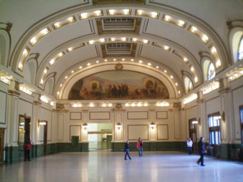 Der frühere Hauptbahnhof und heutige Union Station Depot im Zentrum von Salt Lake City