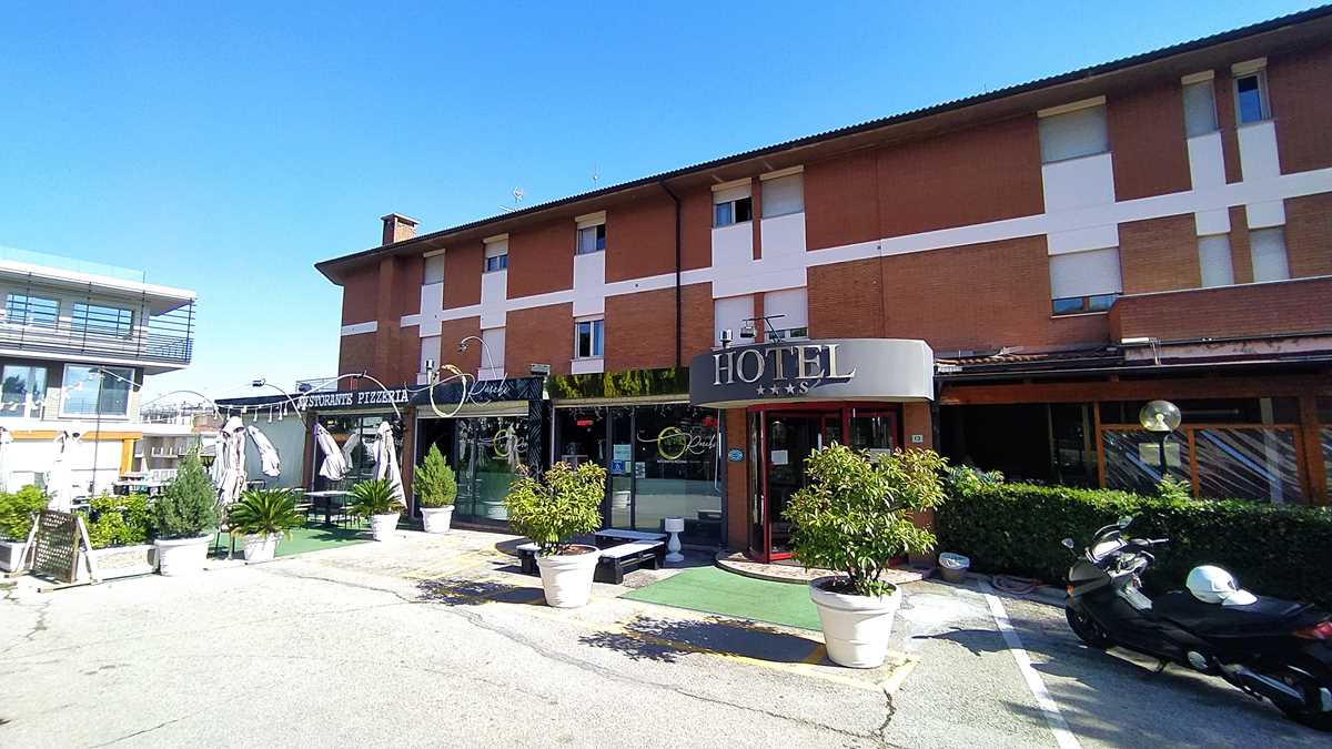 Das Hotel Rossi in San Marino im Teil Domagnano