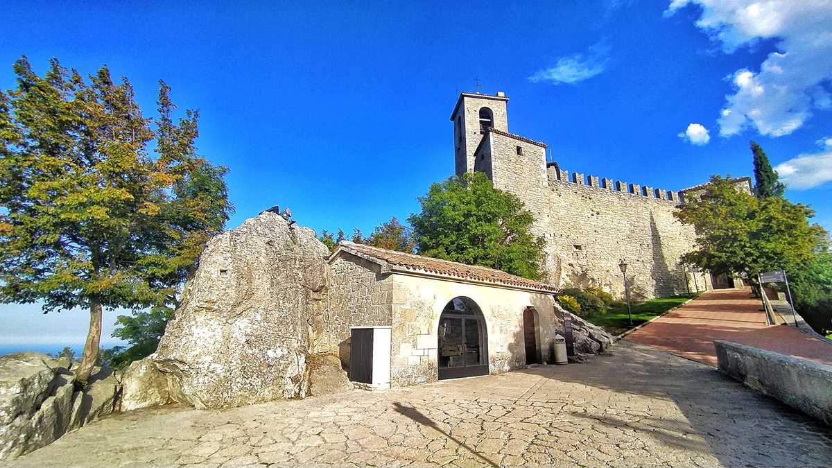 Die historische Altstadt von San Marino