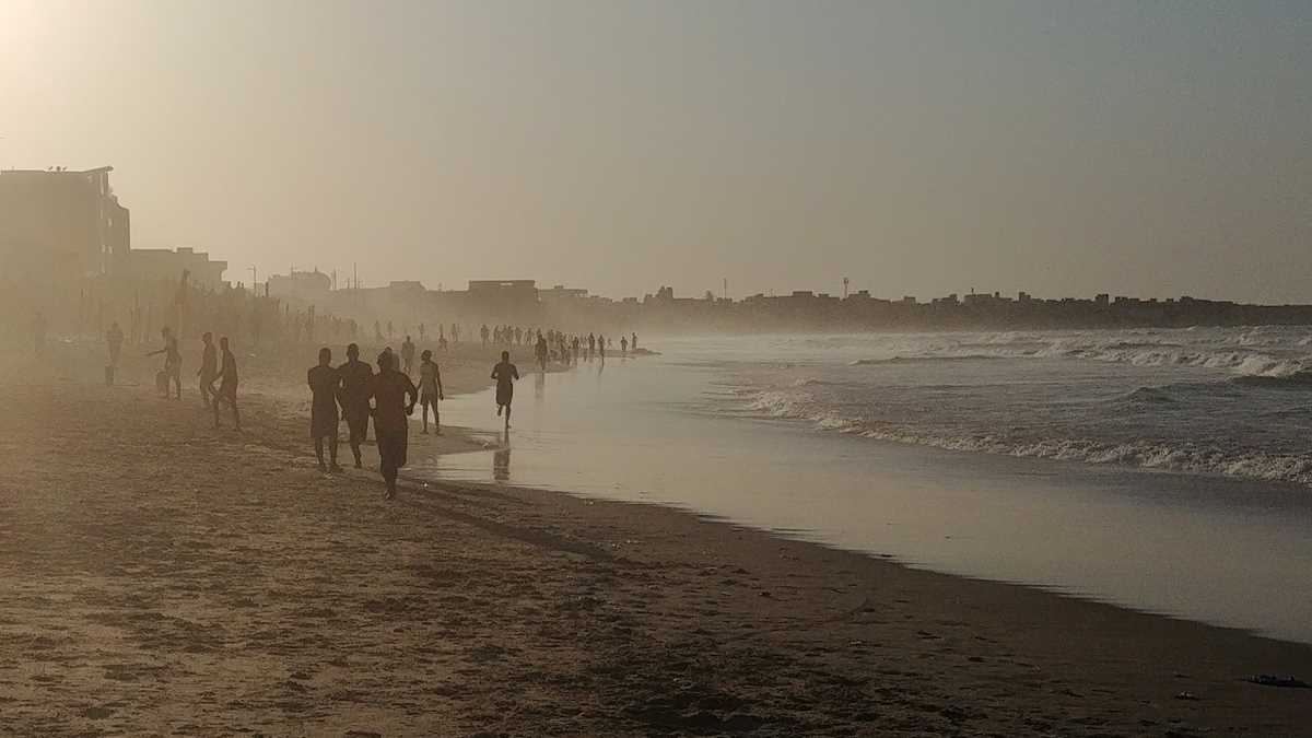 Der Strand von Yoff im Norden von Dakar