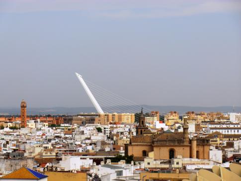 Ausblick vom Metrosol Parasol auf Sevilla