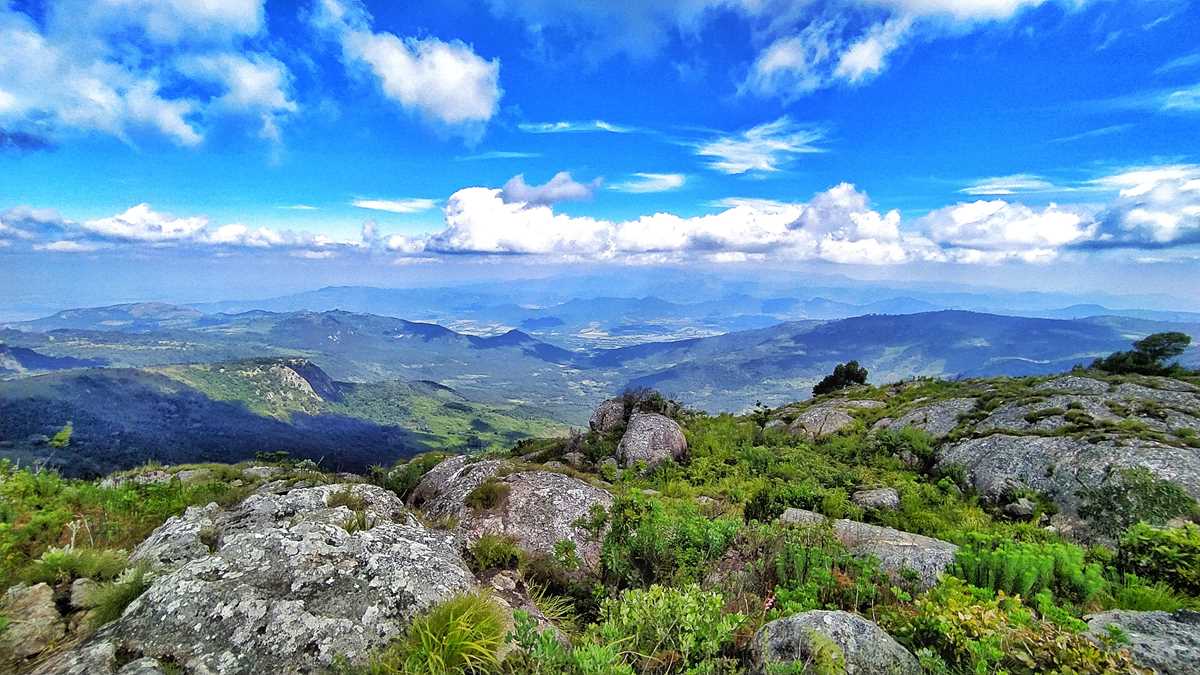 Eine tolle Wanderung in Simbabwe, Aufstieg zum Castle Beacon und Bvumba Mountain in den Eastern Highlands