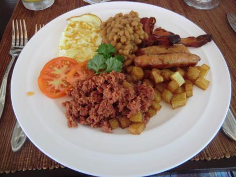 Englisches Frühstück im Hotel Blu