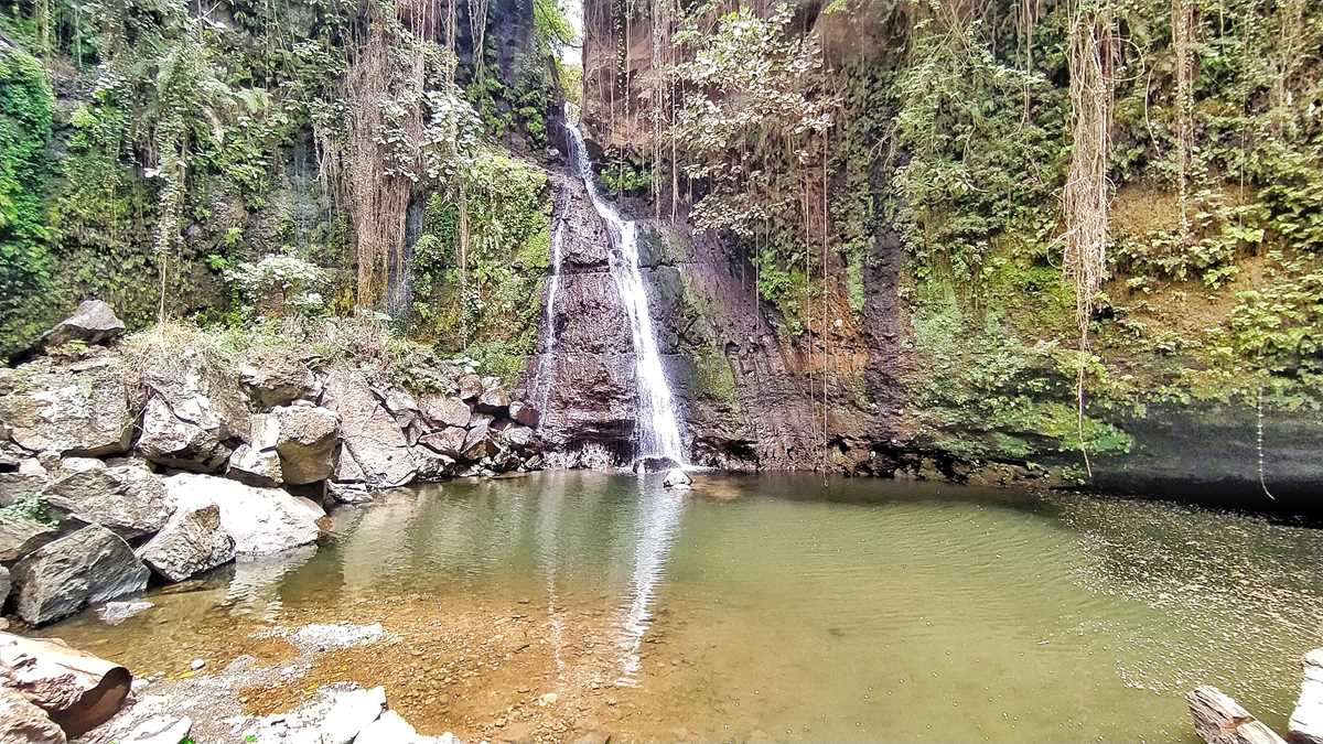 Der Wasserfall Mangalia nördlich von Arusha