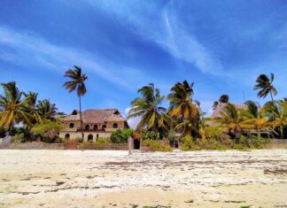 Der Strand von Jambiani in Sansibar