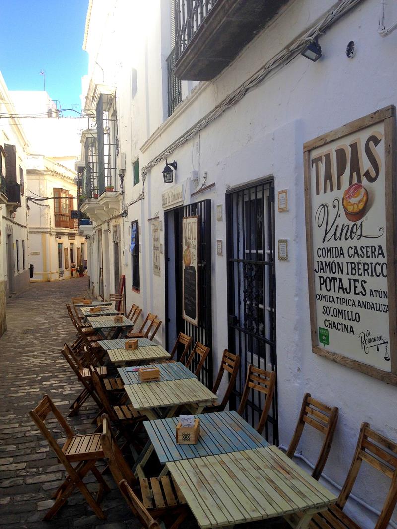 Die superhübsche Altstadt von Tarifa im Süden von Andalusien
