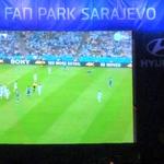 Public Viewing zur Fußball WM 2014 in Kroatien, Bosnien, Griechenland und Deutschland