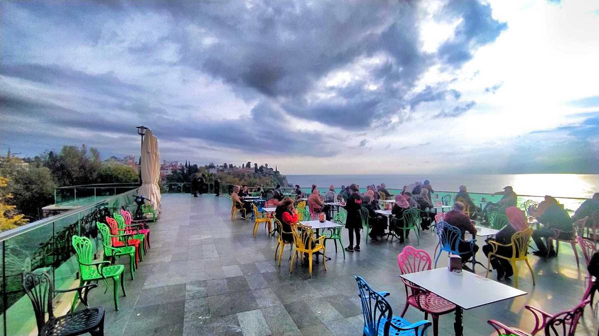 Das Anet Restaurant in Antalya mit einem spektakulären Ausblick