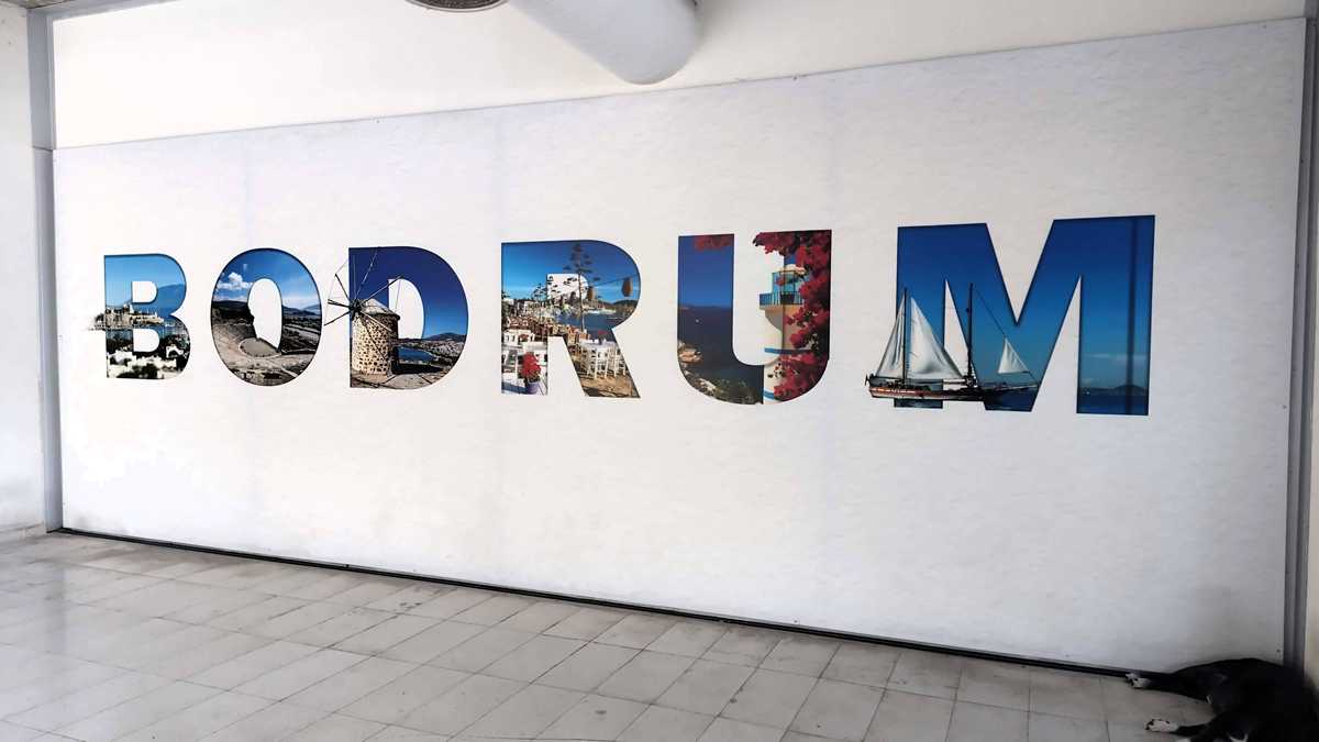Ankunft in Bodrum in der Türkei