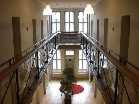 Ein Blick in das Innere des Hotell Gamla Fängelset, ein Hostel in einem ehemaligen Gefängnis